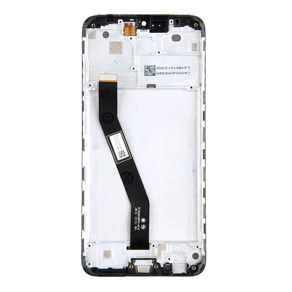 Xiaomi Redmi 8 fekete IPS LCD érintőképernyő és előlap cserepanel