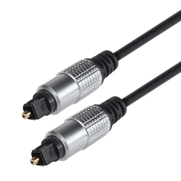 Optikai Toslink-Toslink audio kábel 3 m fém csatlakozókkal, Maclean MCTV-453