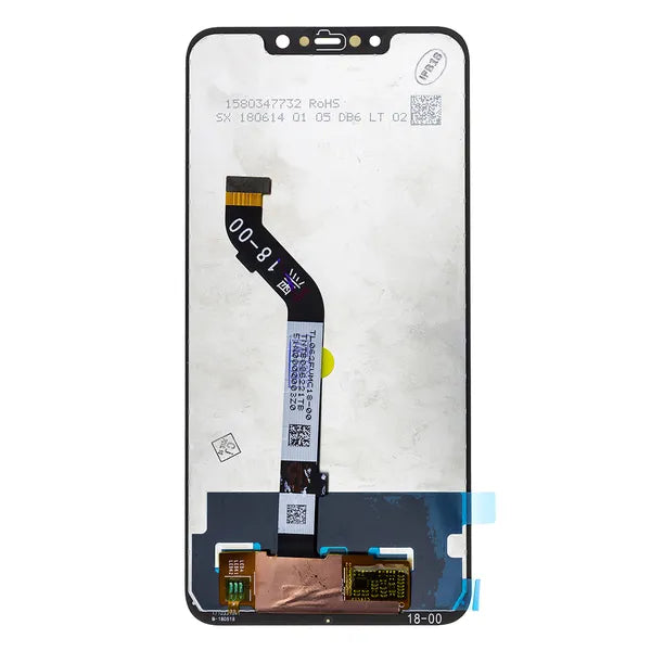 Pocophone F1 fekete LCD kijelző és érintőpanel cserealkatrész
