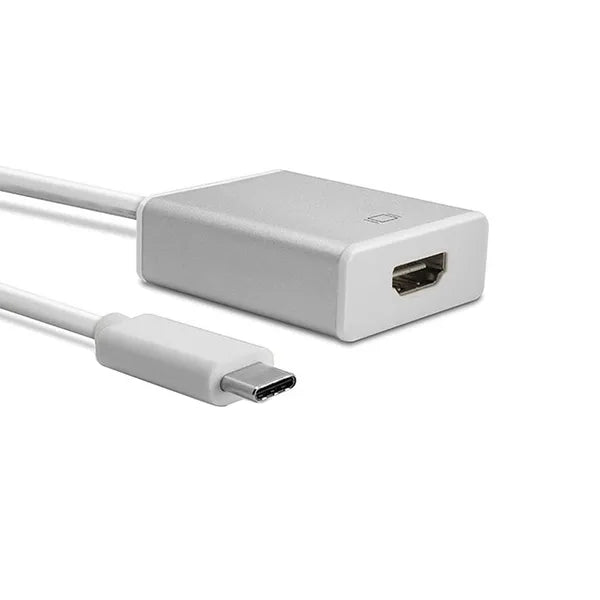 USB-C–HDMI adapter 4K@30Hz, fém ház, plug & play