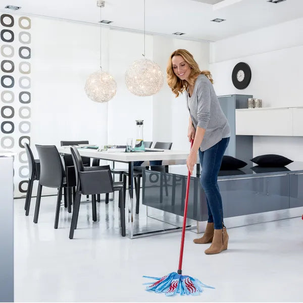 Vileda SuperMocio 3Action Velour mopfej utántöltő, 3-zónás, 60 °C-ig mosható
