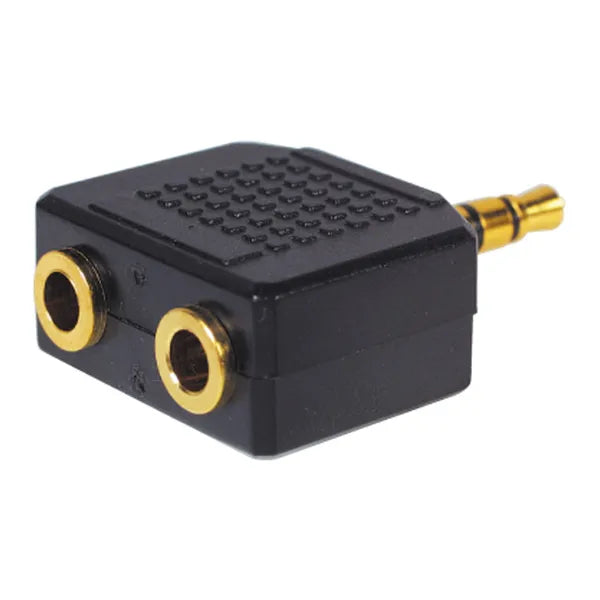 3,5 mm jack audio elosztó dugó 2× aljzat, aranyozott NH552