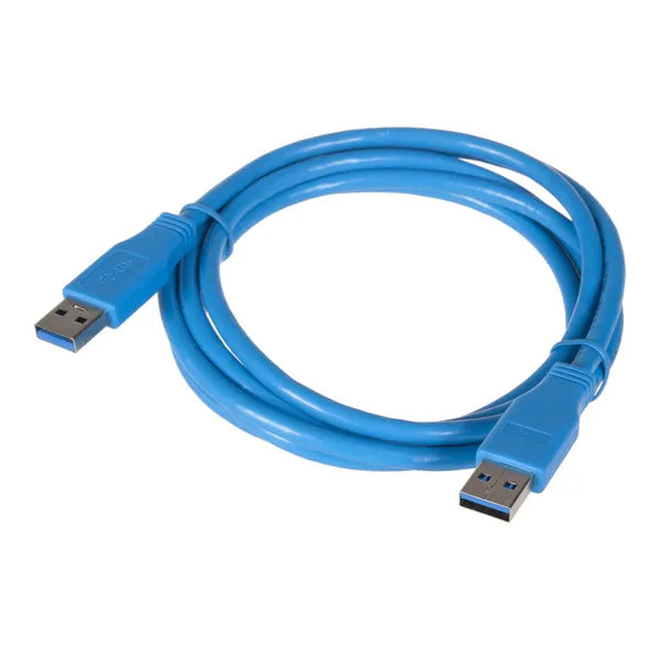 USB 3.0 A–A férfi-férfi kábel, 1,8 m, kék, 5 Gb/s