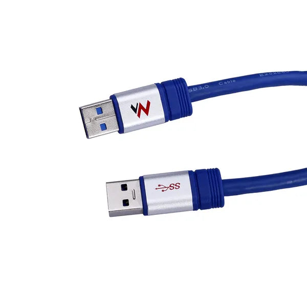 USB 3.0 A–A kábel, 1,8 m, aranyozott csatlakozó, Maclean MCTV-606