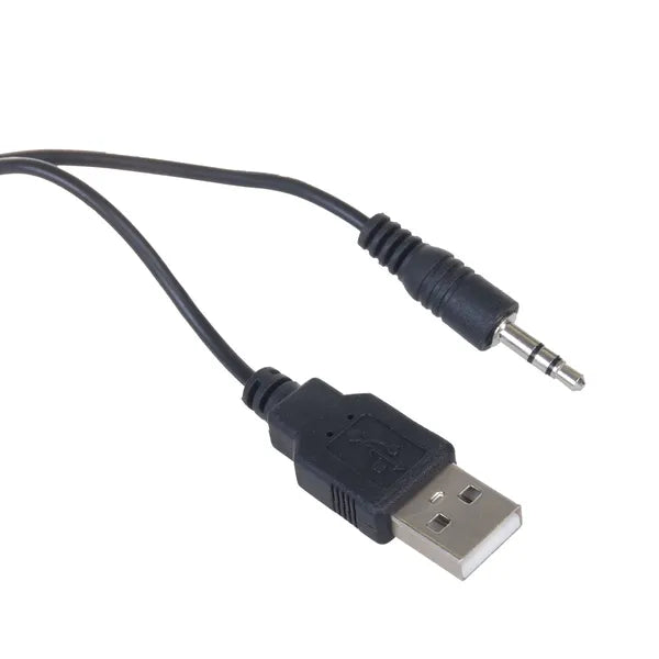 Audiocore AC835 2.0 USB számítógép hangszóró 6 W, LED, fekete