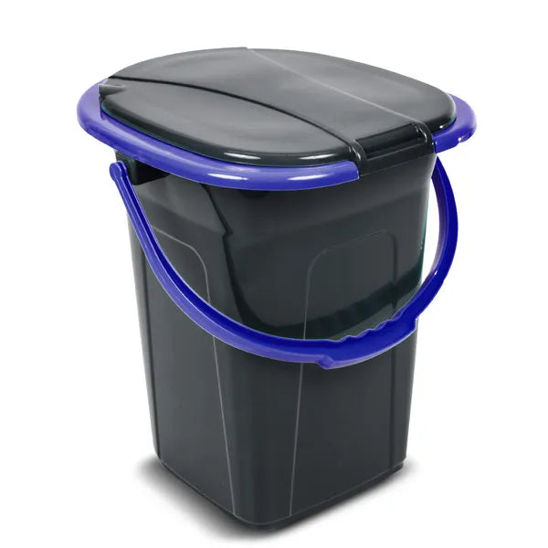 Hordozható kemping toalett GreenBlue GB320BB, 19 l, fekete-sötétkék