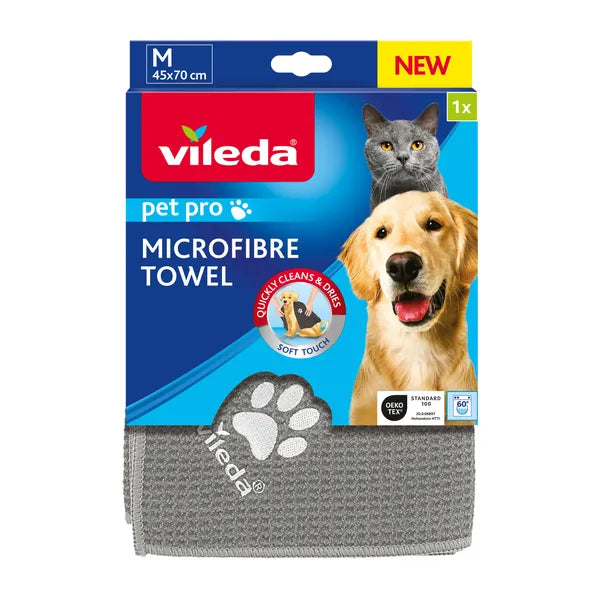 Vileda pet pro mikroszálas törölköző m - gyors szárítás kedvenceknek