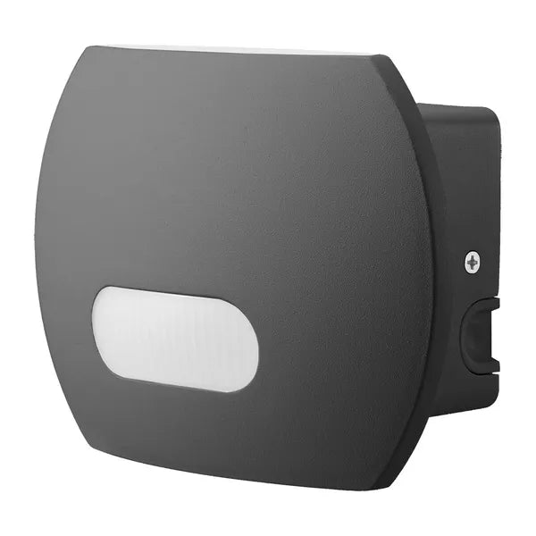 LED fali lámpa PIR mozgásérzékelővel, 20 W, 1600 lm, IP65, 4000 K, szürke