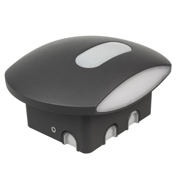 LED fali lámpa PIR mozgásérzékelővel, 20 W, 1600 lm, IP65, 4000 K, szürke