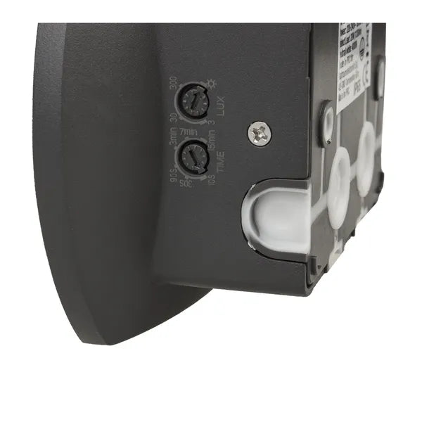 LED fali lámpa PIR mozgásérzékelővel, 20 W, 1600 lm, IP65, 4000 K, szürke