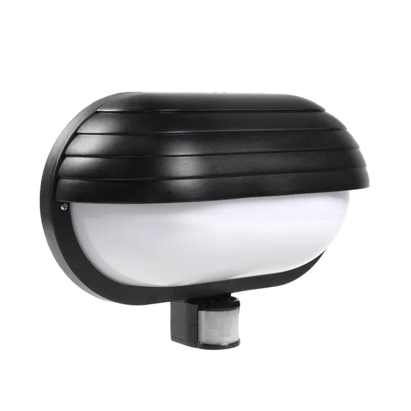 Maclean MCE33B fali lámpa PIR mozgásérzékelővel E27 60 W 180° IP44