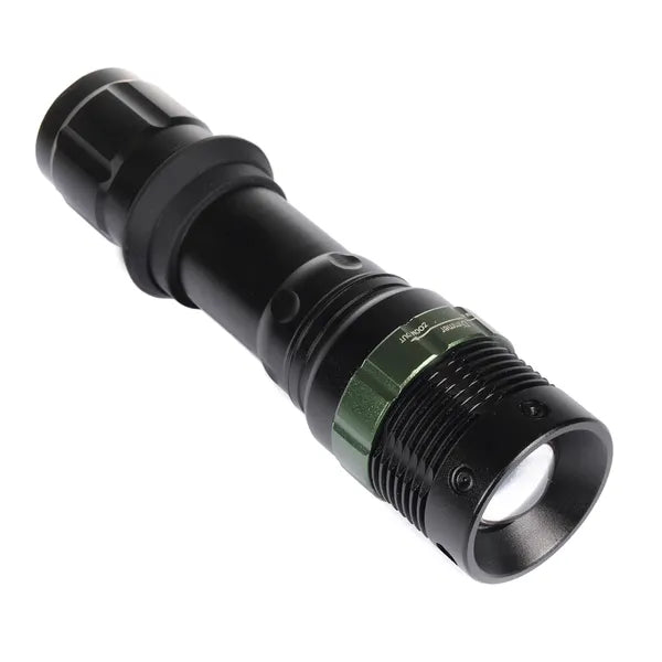 Cree LED biciklilámpa készlet 200 lm zoom, akku+USB töltő, Maclean MCE175