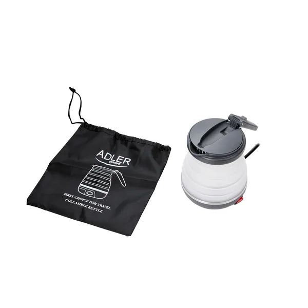 Adler AD 1279 szilikon, összecsukható utazó vízforraló 0,6 l, 750 W