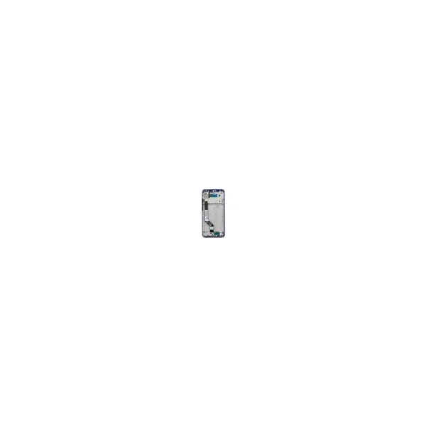 Kijelző + érintőpanel kerettel Xiaomi Redmi Note 7-hez, kék, IPS