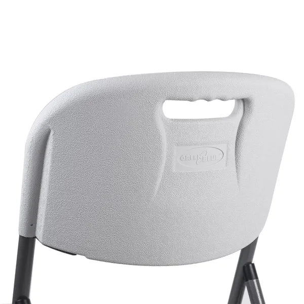 Összecsukható greenblue gb375 szék, 250kg, fehér, 88x50x45cm