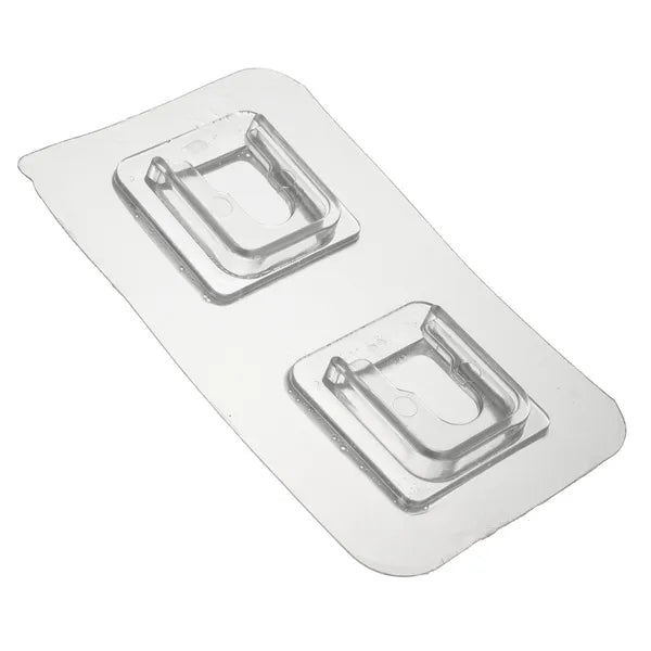 Öntapadó fali rögzítőkészlet Promedix PR-475, 2 matrica, 60×100 mm