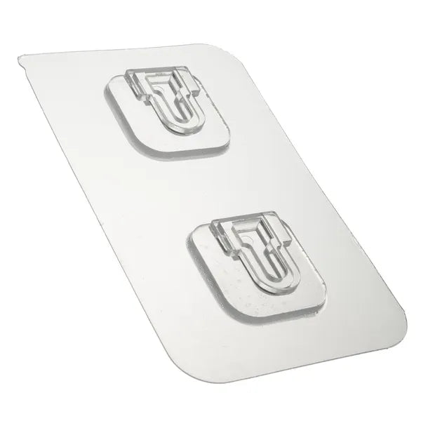 Öntapadó fali rögzítőkészlet Promedix PR-475, 2 matrica, 60×100 mm