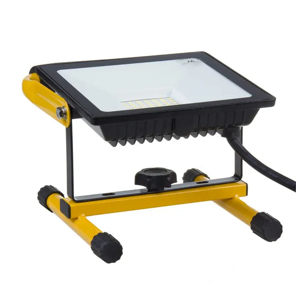 Maclean MCE632 sárga acél LED reflektor állvány, MCE530/630 kompatibilis