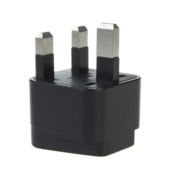Univerzális hálózati adapter UK dugóval, földelt, 13 A, fekete