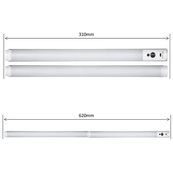 Lineáris LED pultlámpa 2 modul, távirányítóval, bővíthető 4-ig