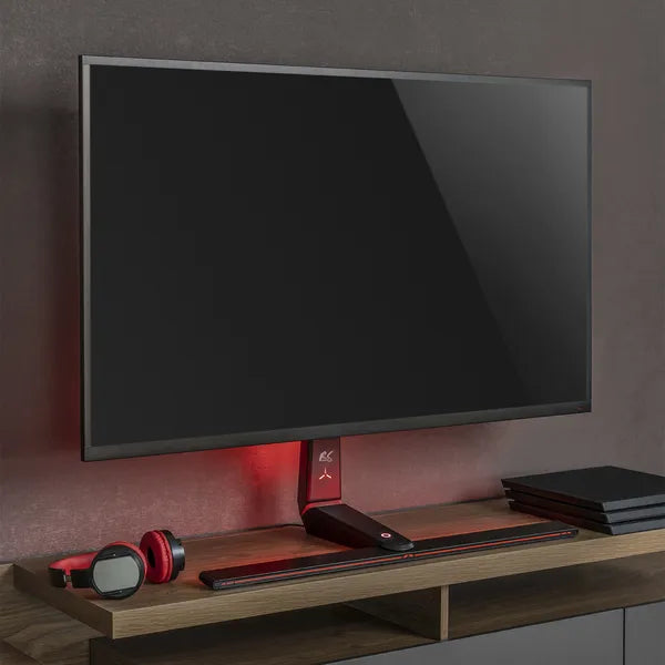 Szabadon álló gaming monitorállvány 32-55”, RGB LED, VESA 400x400, 40 kg