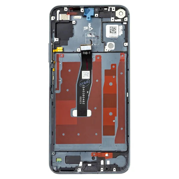 Honor 20 / Nova 5T fekete IPS LCD kijelző érintőpanel + előlap modul