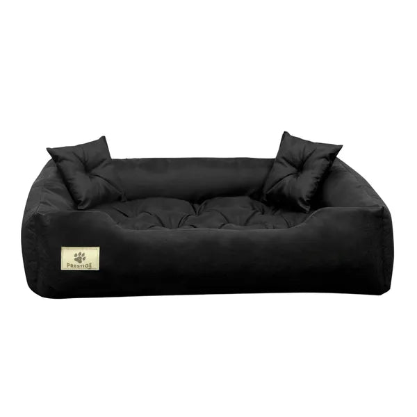 Prestige fekete kutya-macska fekhely, vízálló Codura, 75×65 cm +2 párna