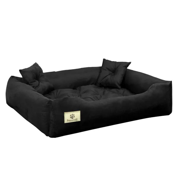 Prestige fekete kutya-macska fekhely, vízálló Codura, 75×65 cm +2 párna