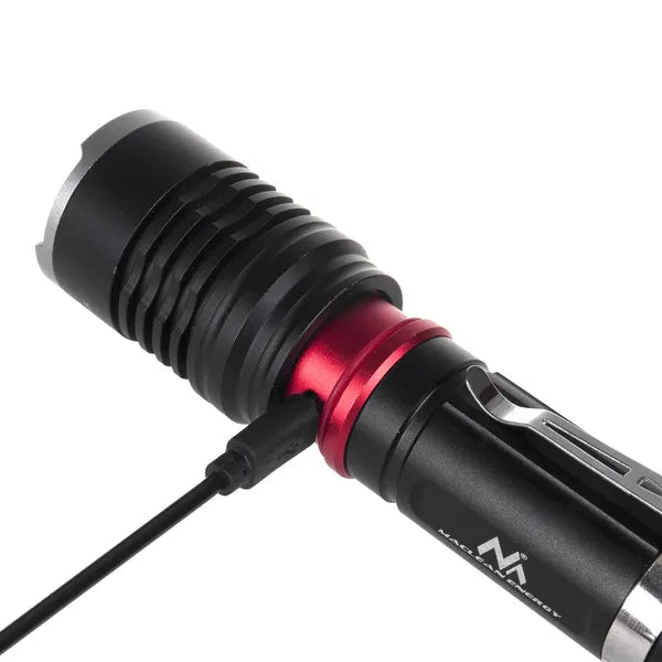 Maclean Energy USB tölthető Cree LED kerékpár lámpa, 800 lumen, IPX5