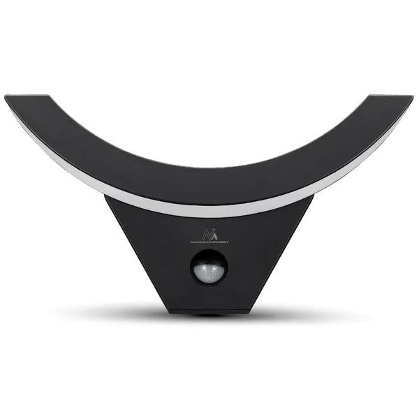 Fekete LED lámpa mozgásérzékelővel, 10 W, 800 lm, IP54, 4000 K