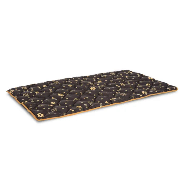 Vízálló kutya matrac Prestige, arany csont mintával, 120×80 cm