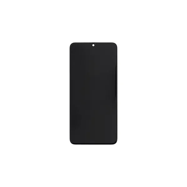 LCD kijelző + érintőpanel Samsung Galaxy A20s A207, fekete (Service Pack)