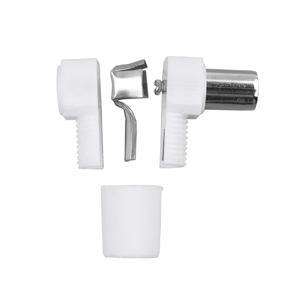 Derékszögű műanyag IEC koaxiális TV antenna dugó (hím)
