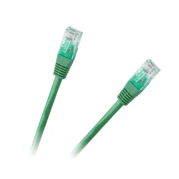 UTP patch kábel Cat6 1,5 m zöld RJ45–RJ45 CCA vezeték