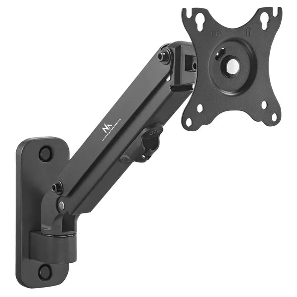 Maclean falra szerelhető monitortartó, 17–27'' rugós kar, 7 kg, VESA 75/100