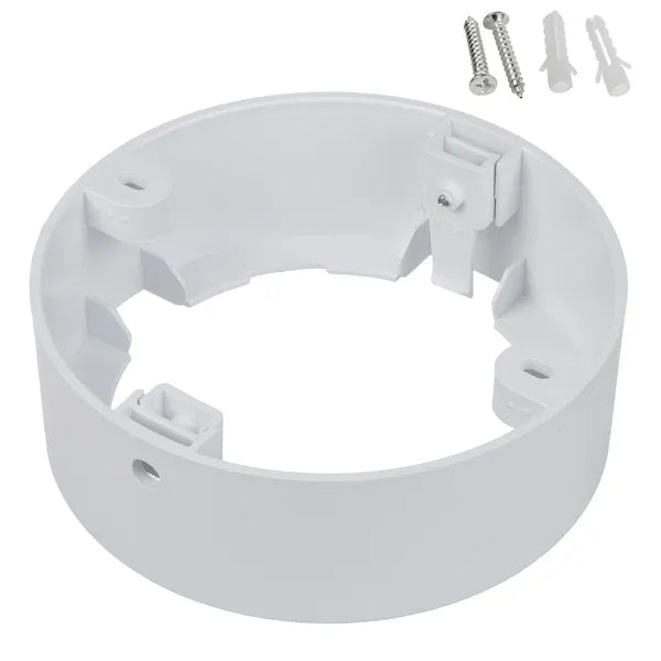 Felületre szerelhető adapter 9W LED panelhez, kör, 120×38 mm, fehér