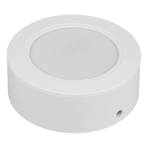 Felületre szerelhető adapter 9W LED panelhez, kör, 120×38 mm, fehér