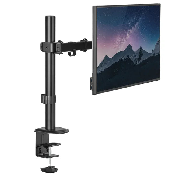 Duplakaros asztali monitor tartó 17–32”, 9 kg, VESA 75x75–100x100