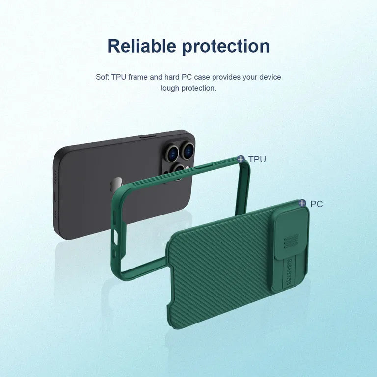 Nillkin CamShield Pro hátlap az Apple iPhone 14 PRO MAX készülékhez Fekete