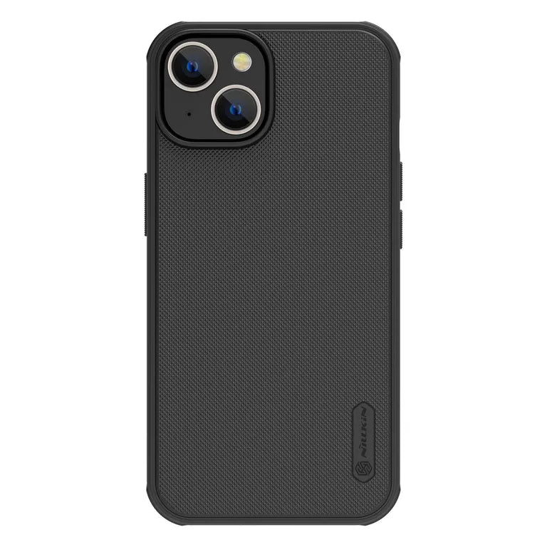 Nillkin Super Frosted PRO Zadní Kryt pro Apple iPhone 13/14 fekete (logó kivágás nélkül) tok