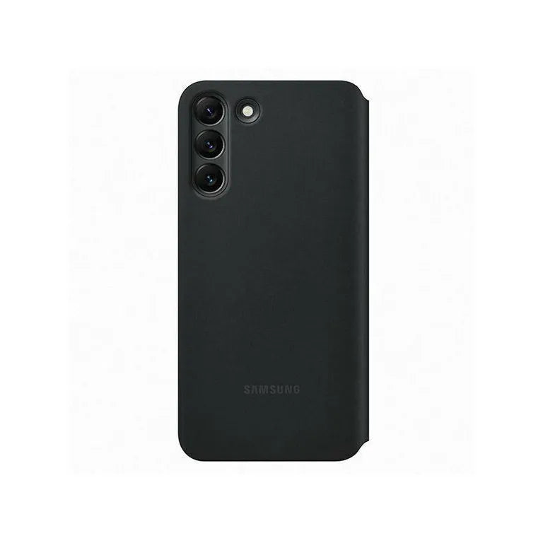 Samsung EF-ZS906CB S22+ S906 fekete/fekete Clear View Cover tok
