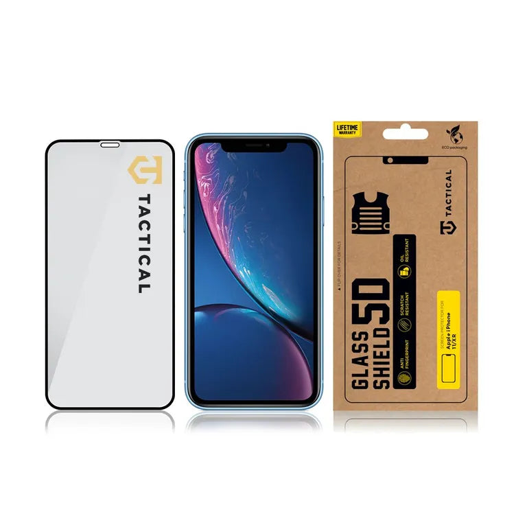 Tactical Glass Shield 5D sklo pro Apple iPhone 11/XR Fekete