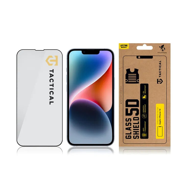 Tactical Glass Shield 5D sklo pro Apple iPhone 13/13 Pro/14 fekete