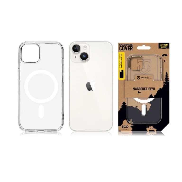 Taktikai MagForce Kryt pro Apple iPhone 14 átlátszó tok