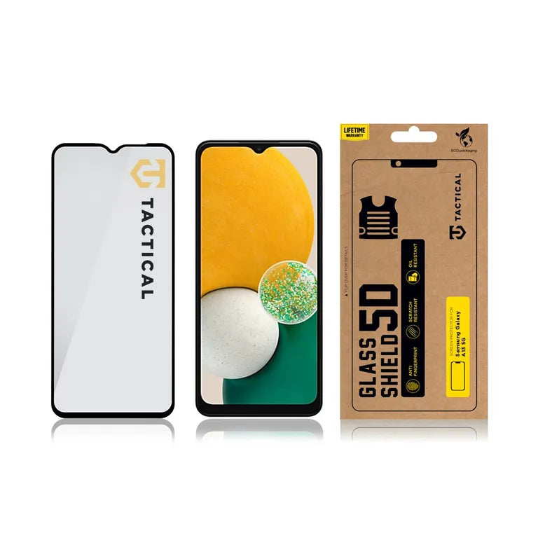 Taktikai üvegpajzs 5D sklo pro Samsung Galaxy A13 5G fekete