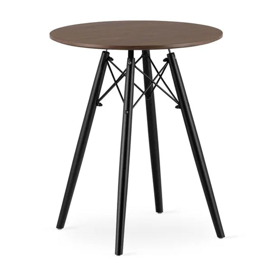 TODI dohányzóasztal, modern skandináv barna, kerek asztallap, 60 cm | model_3577_1-TODI-ETX60