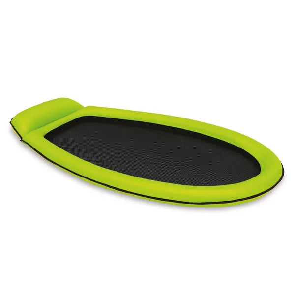 Intex zöld felfújható hálós strandmatrac, párnával, 94×178 cm