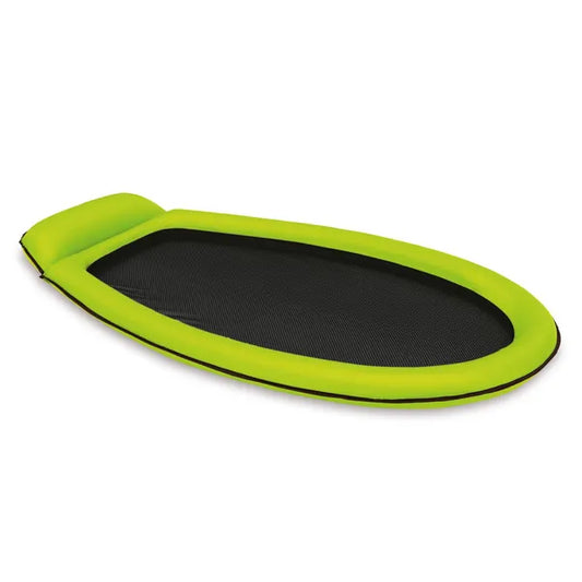 Intex zöld felfújható hálós strandmatrac, párnával, 94×178 cm