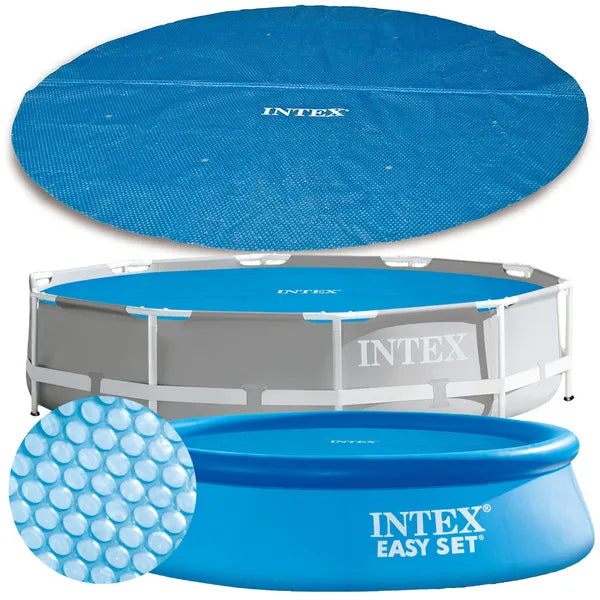 Intex napelemes buborékfólia medencetakaró 244 cm-es körmedencékhez