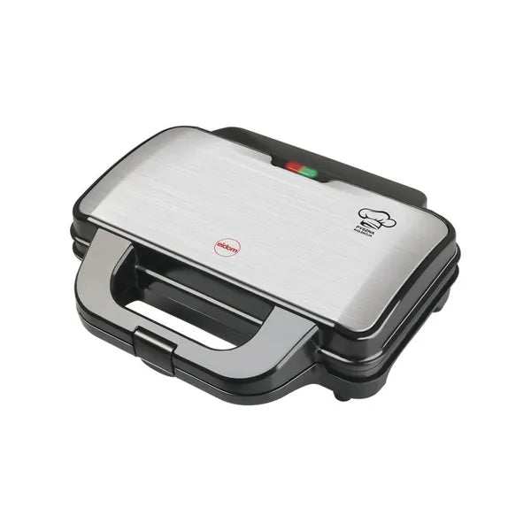 Eldom Deli WA100S inox gofrisütő 1000 W, 2 nagy gofri, tapadásmentes